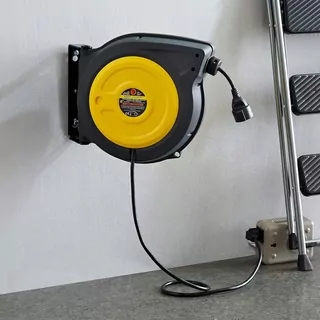 AmazonCommercial navijak predlžovací kábel 15 m 1 ks zásuvky čierna